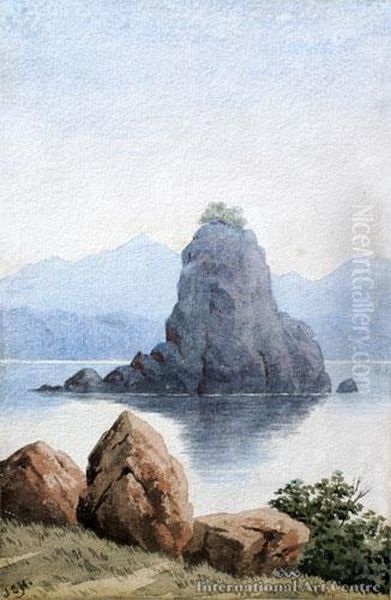 Shag Rock, Sumner Oil Painting by John Barr Clarke Hoyte