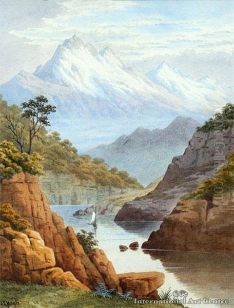 Mt Aspiring Oil Painting by John Barr Clarke Hoyte