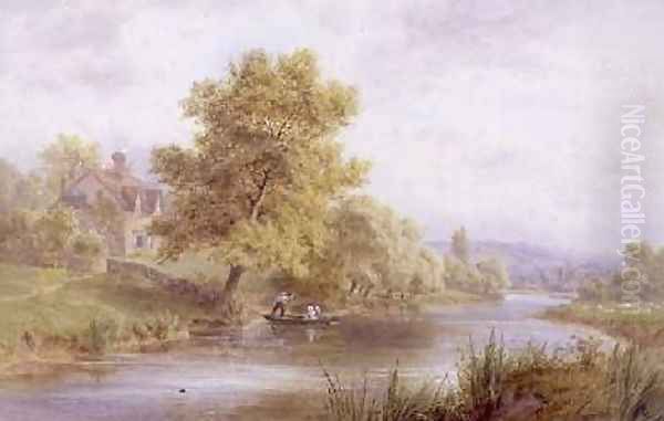 The Vale of Evesham Oil Painting by Roberto Angelo Kittermaster Marshall