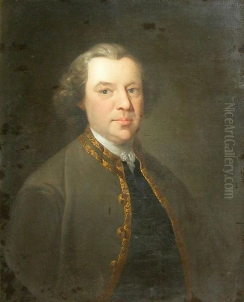 Portrait Of William Shenstone, Poet Oil Painting by Thomas Hudson