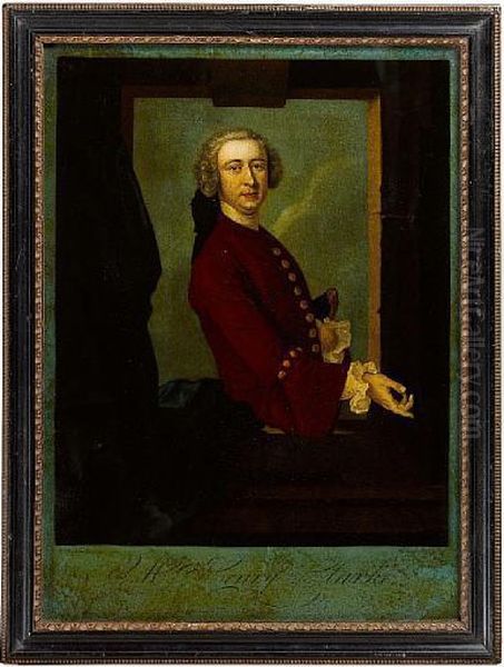 Portrait Of Henry Clarke Oil Painting by Thomas Hudson