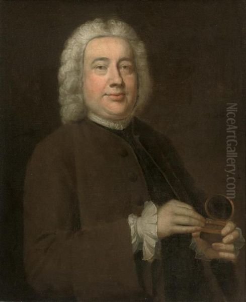 Portrait Of A Gentleman Oil Painting by Thomas Hudson