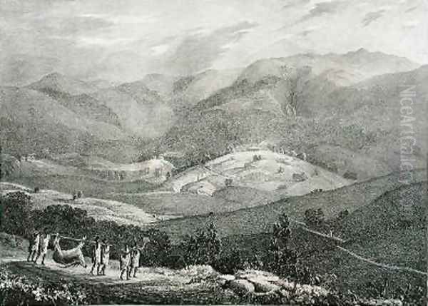 Ottacamund View of the Great Dodabetta Neelgherry Mountains by McCurdy, Captain E. A.