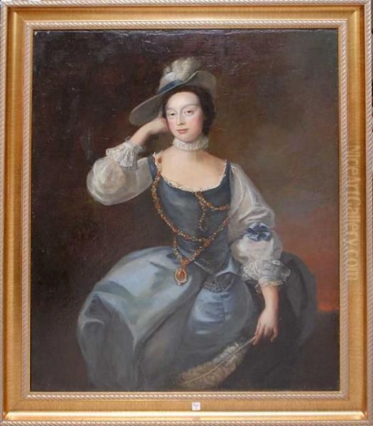 Seated Lady Oil Painting by Thomas Hudson