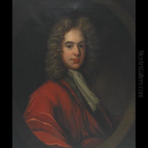 Portrait Of A Gentleman Oil Painting by Thomas Hudson