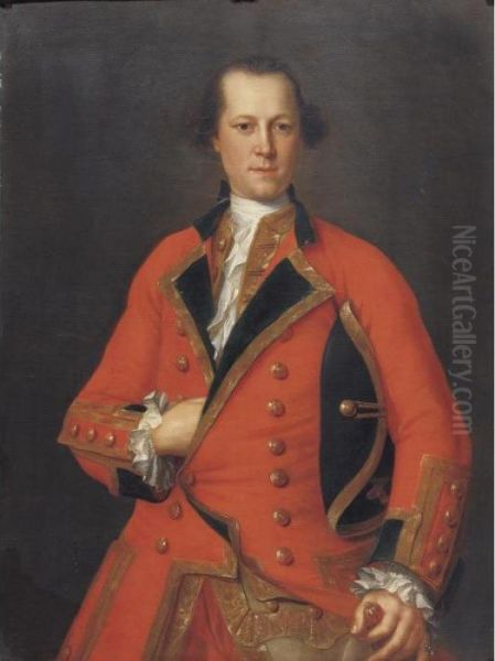 Captain Robert Orme Oil Painting by Thomas Hudson