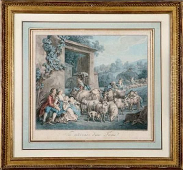 Xviiie Siecle Oil Painting by Jean-Baptiste Huet I