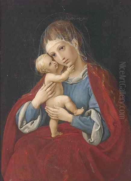 The Madonna and Child Oil Painting by Anton Raphael Mengs