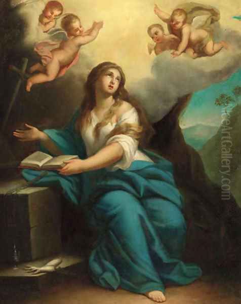 The Penitent Magdalen Oil Painting by Anton Raphael Mengs