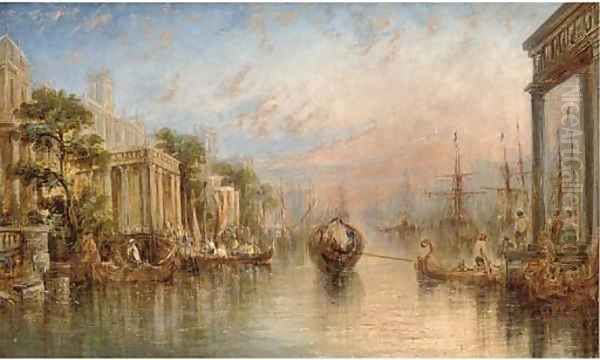 Ancient Carthage Oil Painting by Francis Moltino