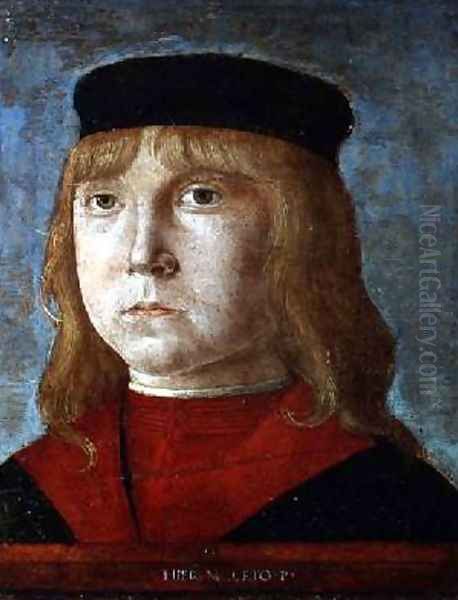 Portrait of a Boy Oil Painting by Girolamo Mocetto