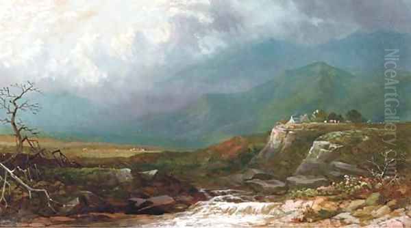 Gathering storm Oil Painting by Joseph Wrightson McIntyre