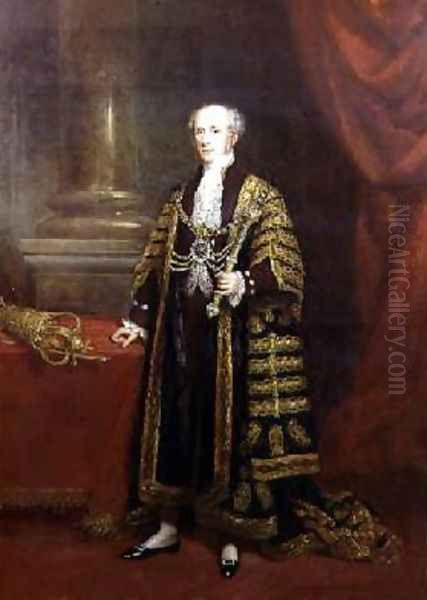 Portrait of Colonel Sir Samuel Wilson Oil Painting by Charles Martin