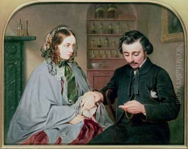 The Doctor 1860 Oil Painting by Arthur Miles