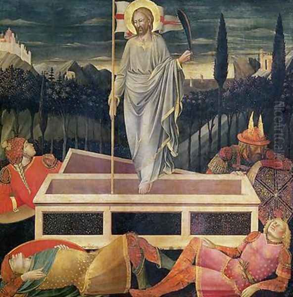 The Resurrection of Christ Oil Painting by di Cristofano Mariotto