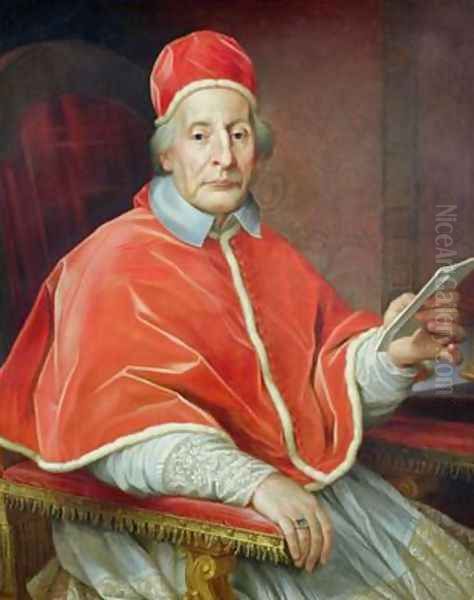 Portrait of Pope Clement XII Oil Painting by Agostino Masucci