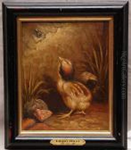 Chickling Oil Painting by Edgar Hunt