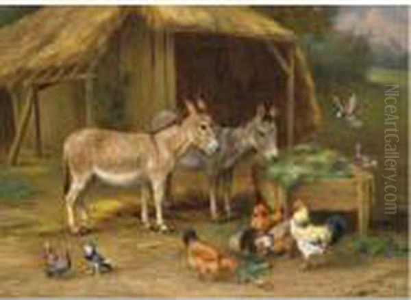 The Best Of Friends Oil Painting by Edgar Hunt