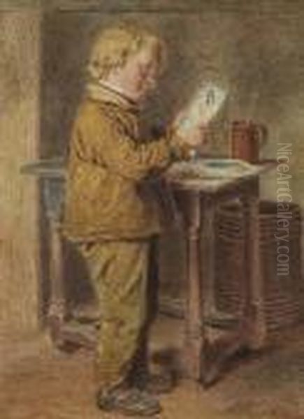 The Valentine Oil Painting by William Henry Hunt