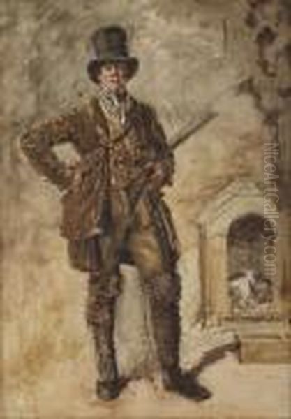 The Gamekeeper Oil Painting by William Henry Hunt