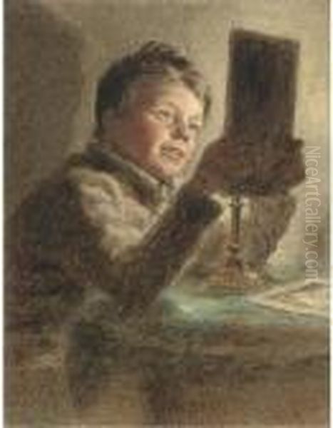 The Young Connoisseur Oil Painting by William Henry Hunt