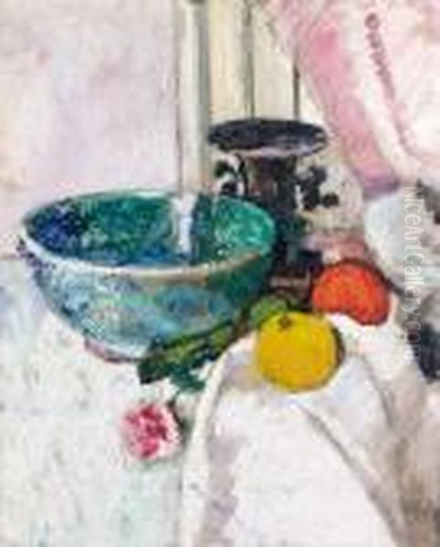 Still Life Oil Painting by George Leslie Hunter