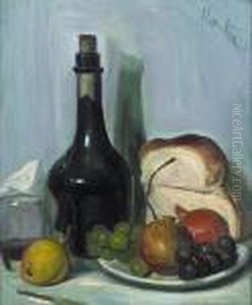 Still Life Oil Painting by George Leslie Hunter