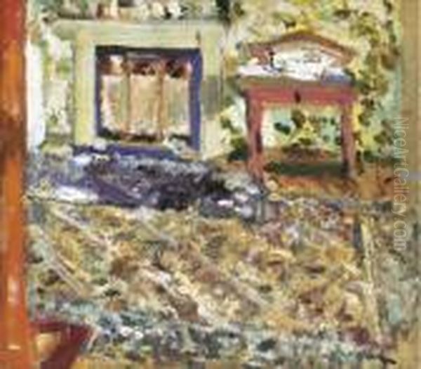 The Artist's Bedroom Oil Painting by George Leslie Hunter