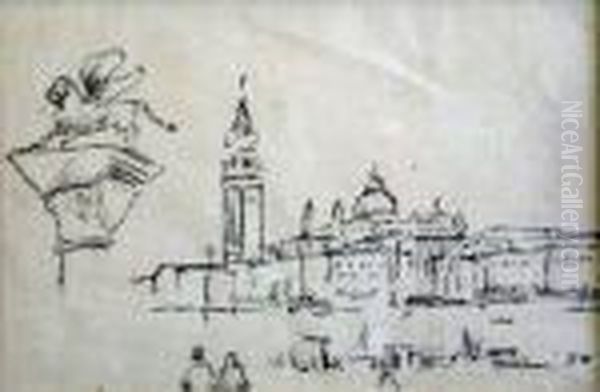 San Giorgio Maggiore, Venice Oil Painting by George Leslie Hunter