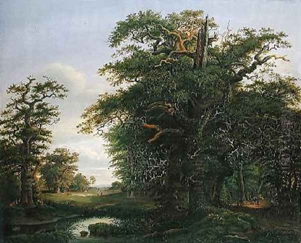 Oak Wood 1847 by David Christopher Mettlerkamp