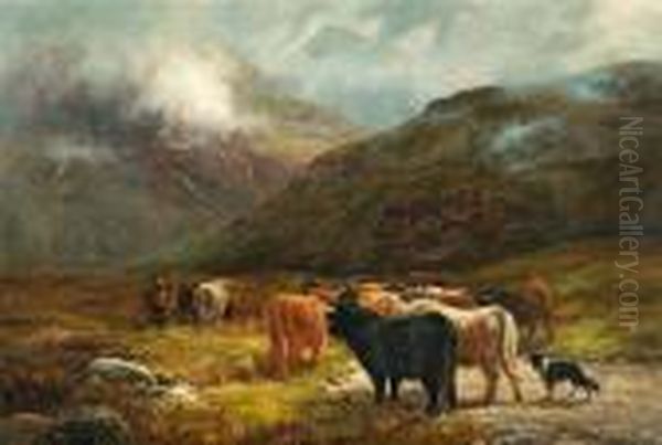 On The Road From Glencoe Oil Painting by Louis Bosworth Hurt