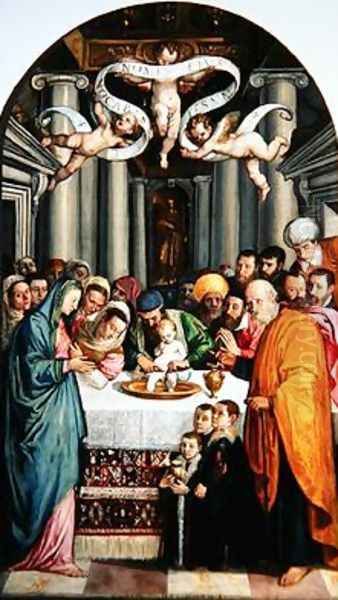 The Circumcision Oil Painting by Giambattista del Moro