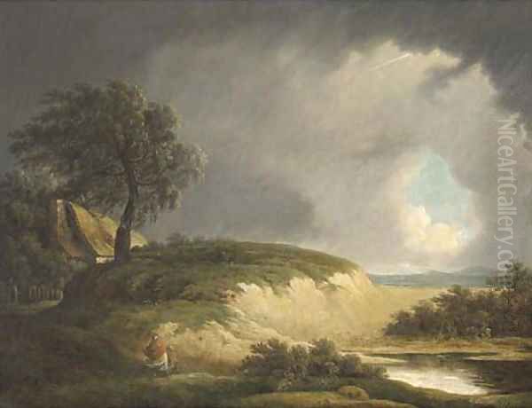 The approaching storm Oil Painting by George Morland