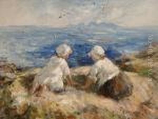 In Sight Of Jura Oil Painting by Robert Gemmell Hutchison