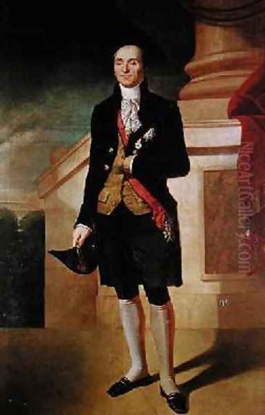 Bernard Germain Etienne de Laville 1756-1825 Count of Lacepede Oil Painting by Pierre Martinet