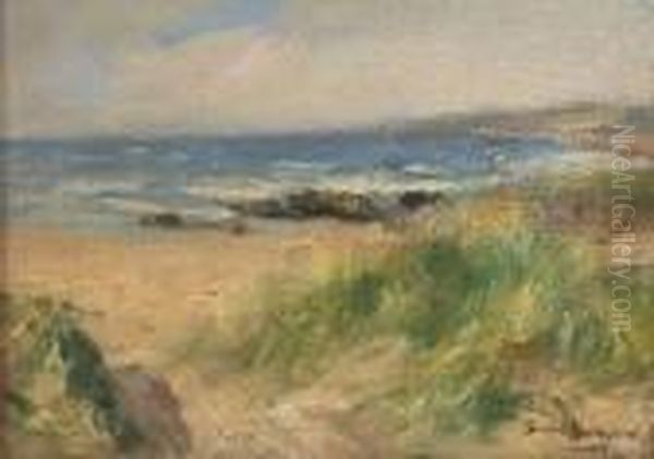 Dunes Oil Painting by Robert Gemmell Hutchison