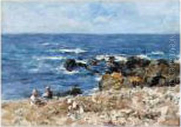 The Pans, Machrihanish Oil Painting by Robert Gemmell Hutchison