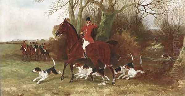 Tally Ho Oil Painting by Sylvester Martin