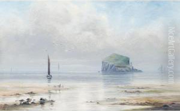 The Coast At Low Tide Oil Painting by Thomas Swift Hutton