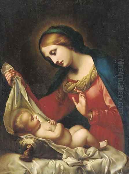 The Madonna and Child Oil Painting by Onorio Marinari