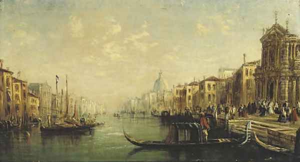 The Grand Canal, Venice Oil Painting by Francis Moltino