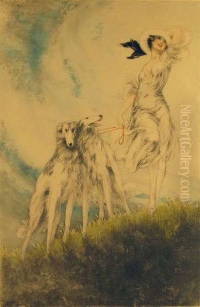 Joie De Vivre Oil Painting by Louis Icart