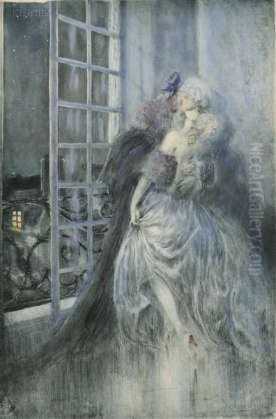 Des Grieux Oil Painting by Louis Icart