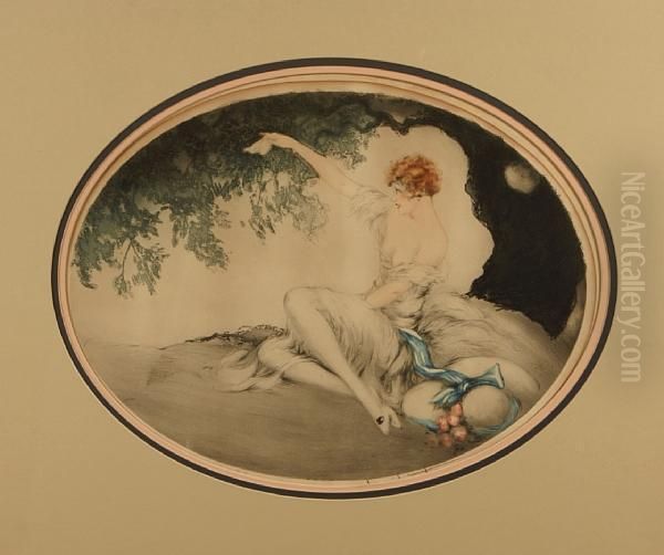 Farewell Oil Painting by Louis Icart