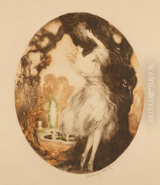 Fidelity Oil Painting by Louis Icart