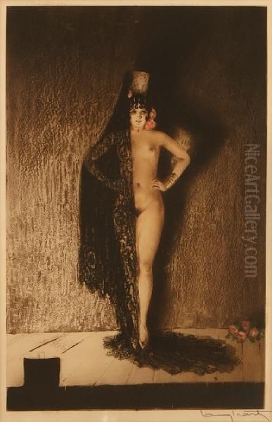 Conchita Oil Painting by Louis Icart