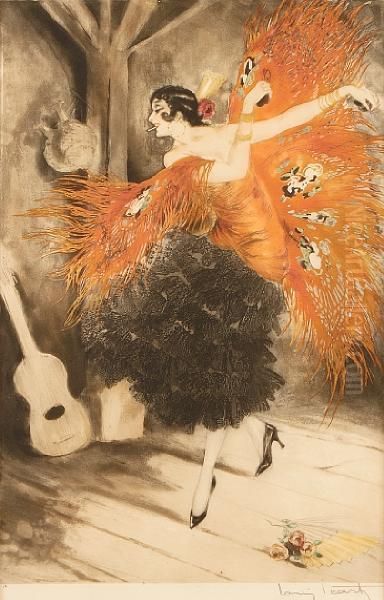 Spanish Dance Oil Painting by Louis Icart