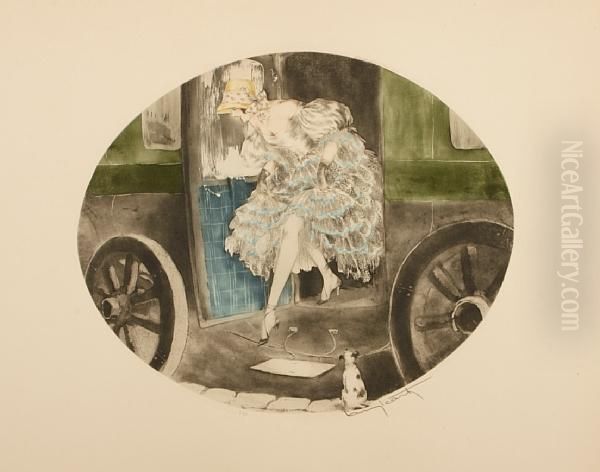 Eighteen-thirty Oil Painting by Louis Icart