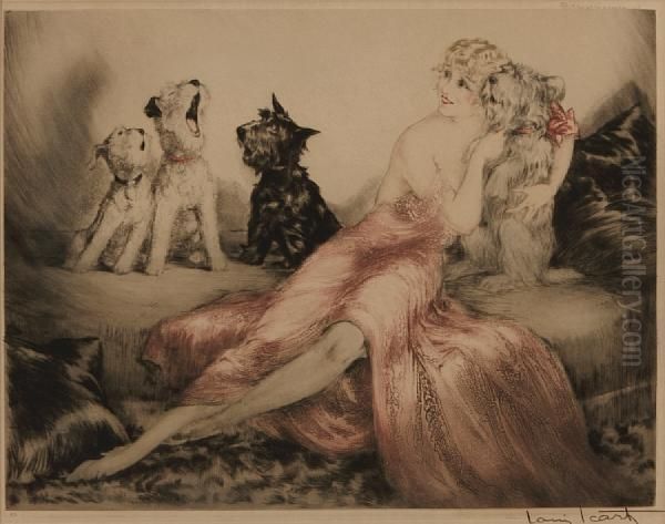 Perfect Harmony Oil Painting by Louis Icart