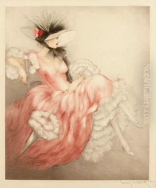 Frou Frou Oil Painting by Louis Icart